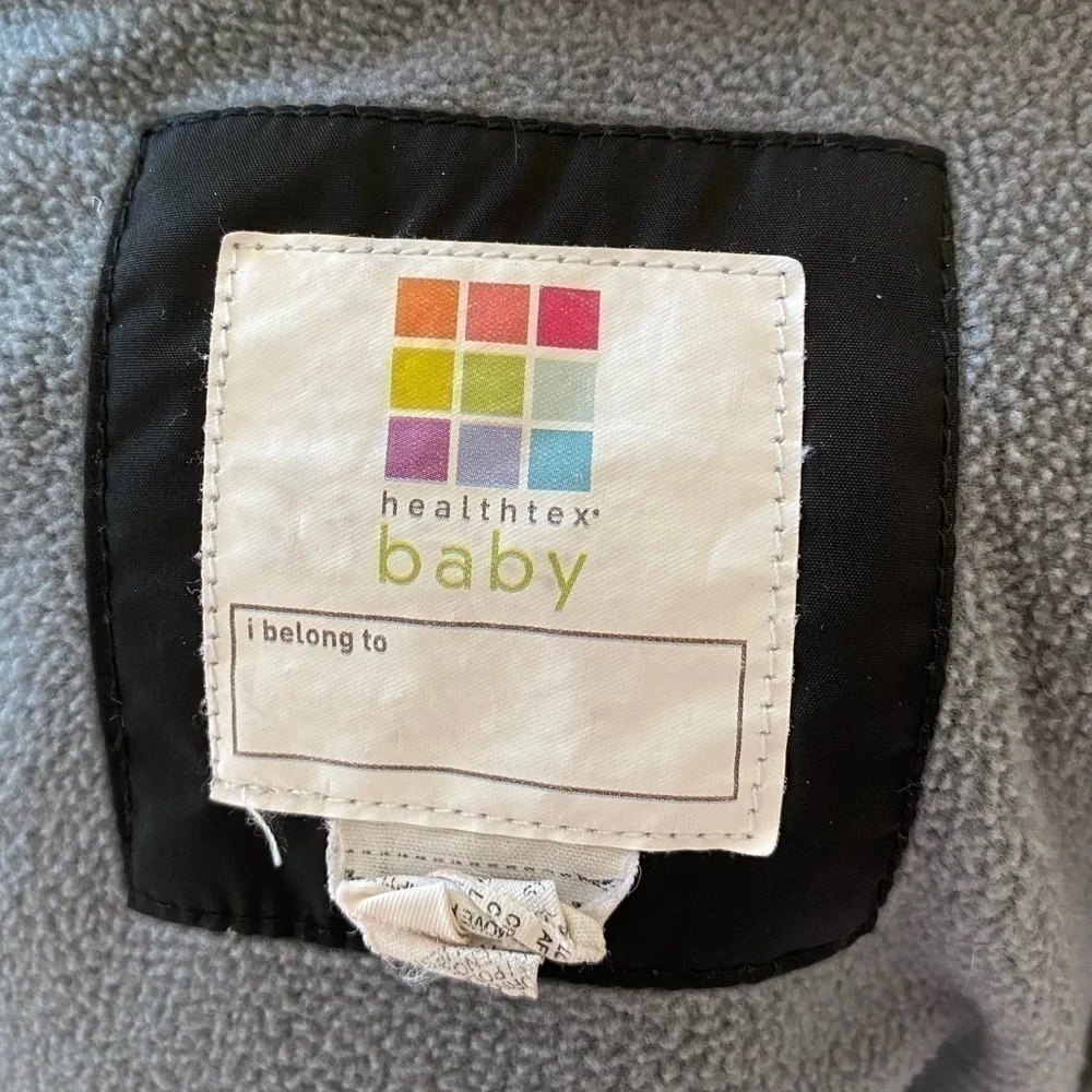 Healthtex Black Puffer Baby Jacket Kids Sz 12 mos